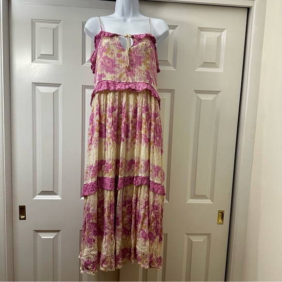 Spell & The Gypsy Coco Lei Strappy Gown Lilac Medium size - Picture 5 of 10